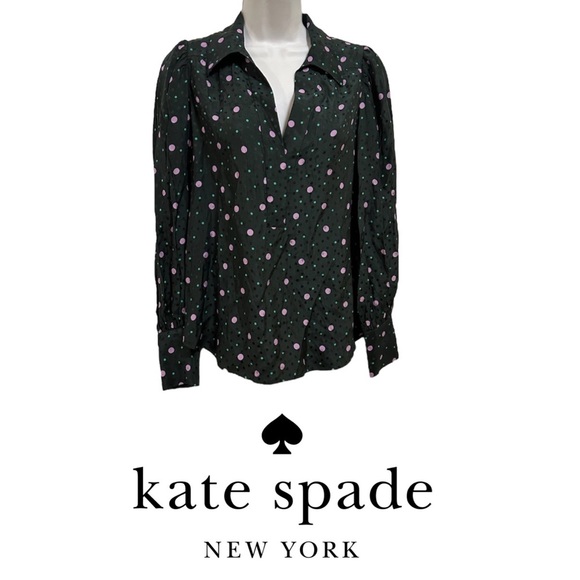 kate spade Tops - 🐆3/$15 Kate Spade polka dot top♠️